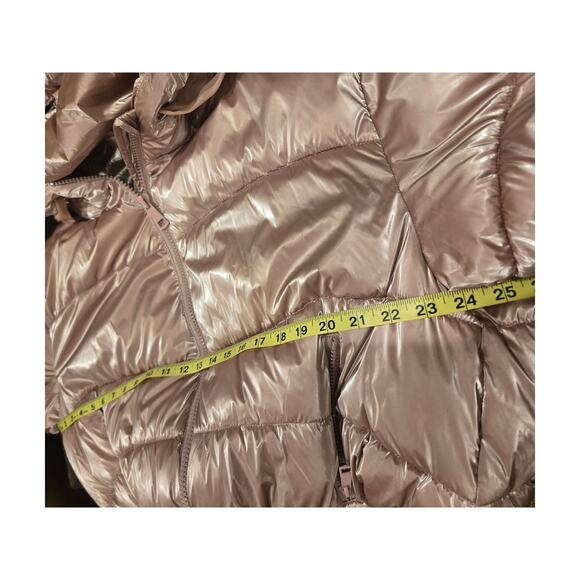 Metallic Pink Puffer Jacket - Picture 11 of 12